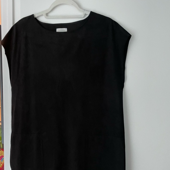 WILFRED Free Nori Vegan Suede Boxy Shift Dress - Picture 2 of 5